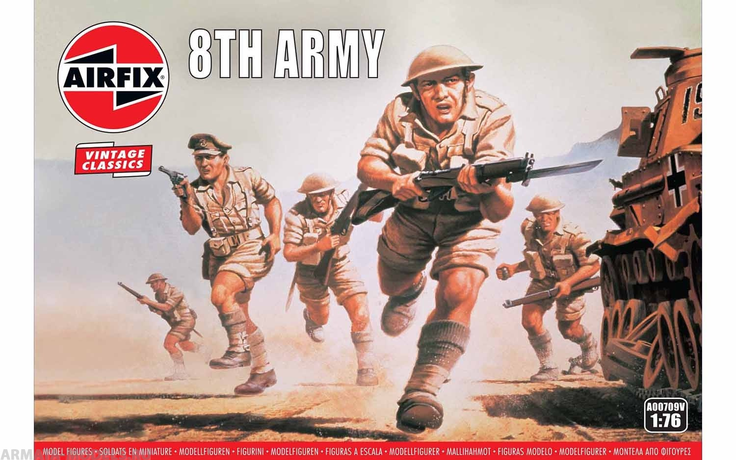 A00709V Набор солдатиков WWII British 8th Army Airfix
