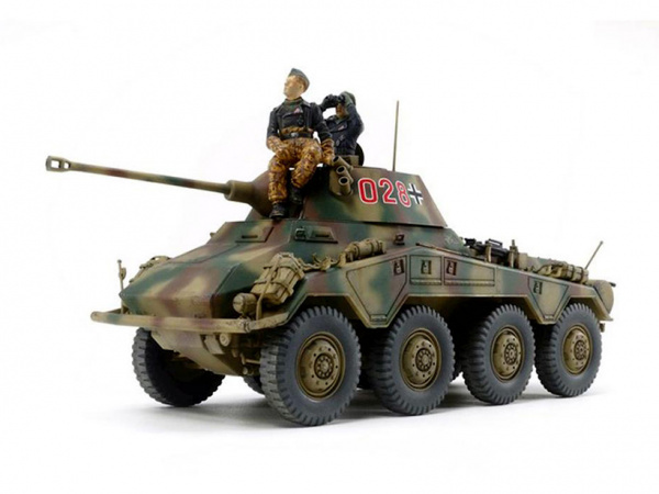37018  немецкий бронетранспортер Sd.Kfz.234/2 Puma, с двумя фигурами Tamiya