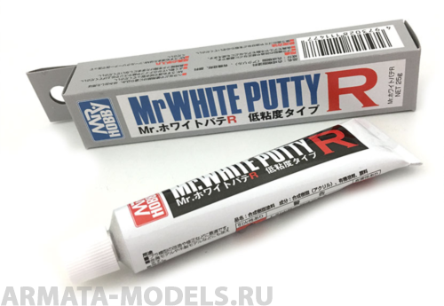 P-123  грунтовка (шпаклевка)  MR.WHITE PUTTY R  25гр