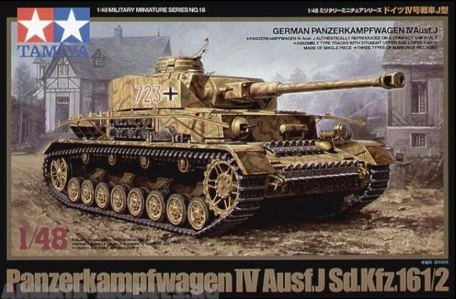 32518T Tанк Panzerkampfwagen IV Ausf. J Tamiya