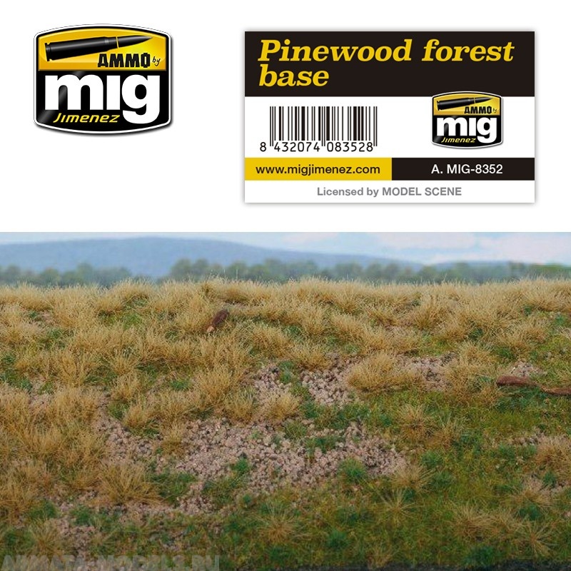 AMIG8352 Ammo Mig Основание для диорамы PINEWOOD FOREST BASE