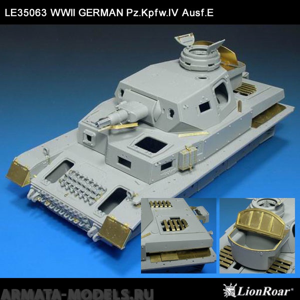 LE35063 Фототравление для German Pz.Kpfw.IV Ausf.E for Dragon 6264