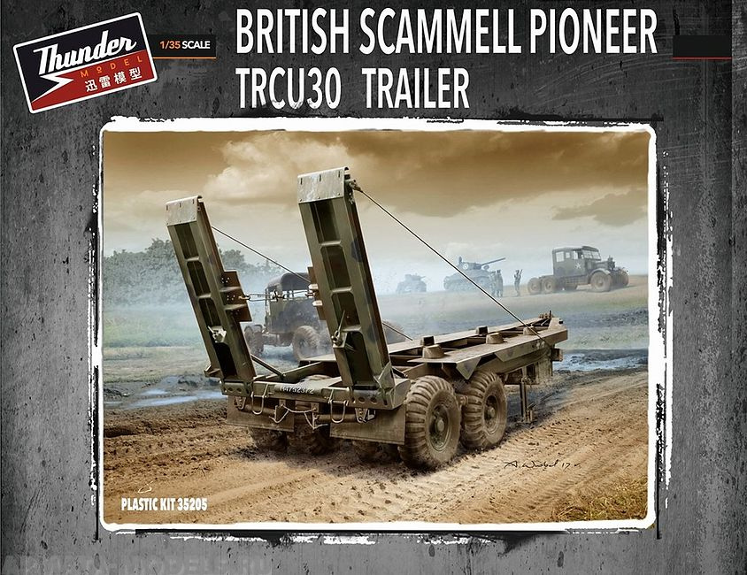 TM35205 British TRCU30 Trailer 30t Thunder Model