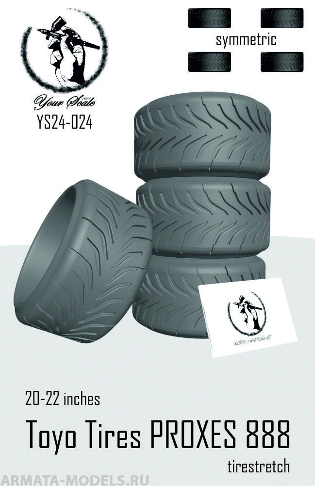 YS24-024 ШИНЫ 20-22 inches Toyo Tires PROXES R888 YourScale