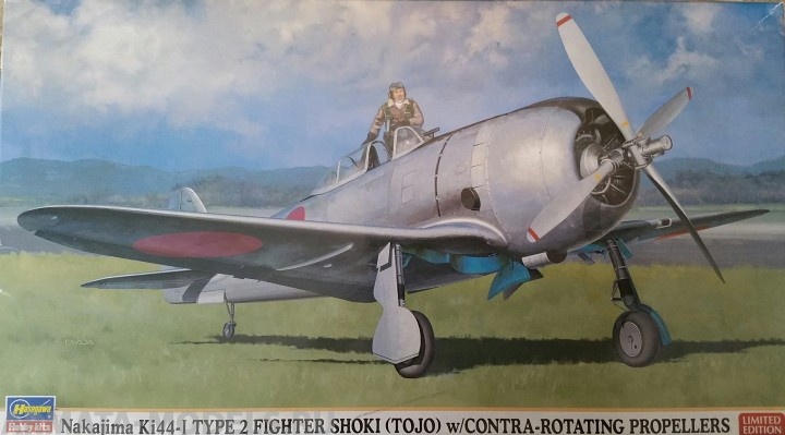 07331 Самолет  NAKAJIMA KI44-I TYPE 2 FIGHTER SHOKI  w/CONTRA-ROTATING PROPELLERS Hasegawa