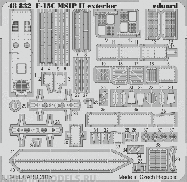 48832ED  F-15C MSIP II Exterior 1/48