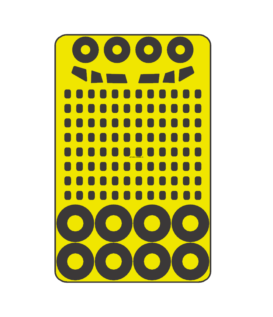 AM144119 Окрасочная маска для авиалайнера боинг 737-8 max™  (Звезда 7026) 1/144