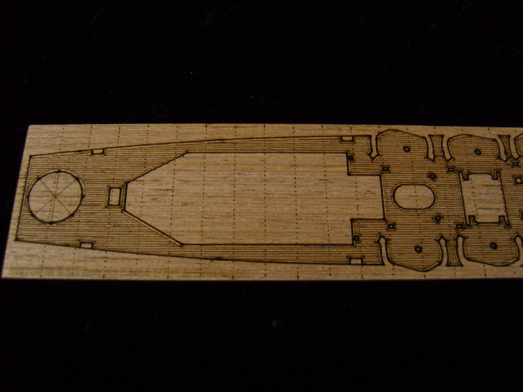 AW20070 Деревянная палуба для U.S.S Astoria CA-34