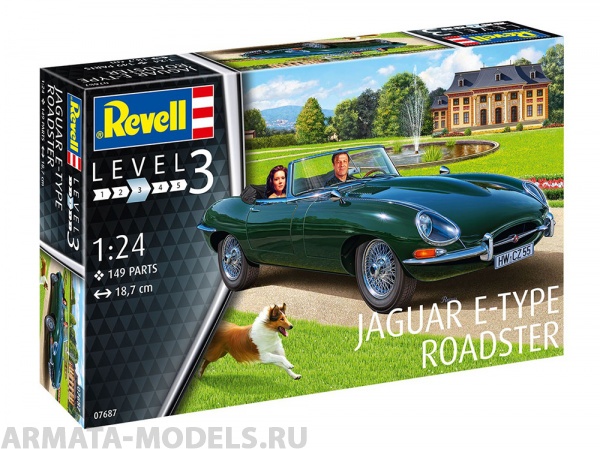 67687RE Набор Автомобиль Jaguar E-Type Roadster Revell
