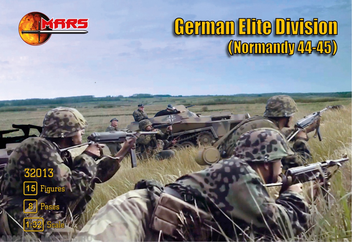 32013MR Набор фигур Фигуры WWII German Elite Division  Mars