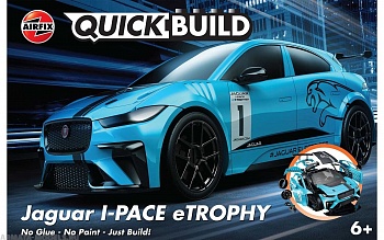 J6033 Сборная модель автомобиля QUICKBUILD Jaguar I-PACE eTROPHY
