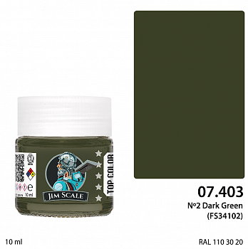 07.403JIM Краска №2 Dark Green FS34102