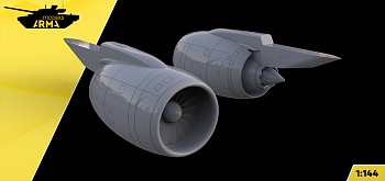 AM14420 Двигатели ПД-14, 1/144