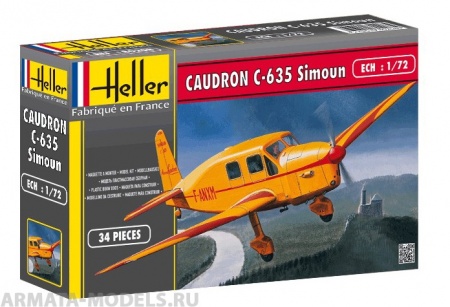 80208HL Самолёт  CAUDRON C635 SIMOUN (1:72) Heller