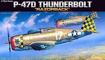 12492 Самолёт  P-47D Thunderbolt Razor 