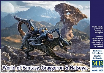 MB24007 Фигуры, Мир Фэнтези. Граггерон и Халсея