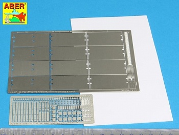 ABR-25 019  Дополнения для  Side skirts for Panther A/D для Tamiya, Academy 1/25