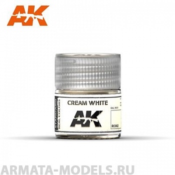 RC002 Краска Real Colors Cream White RAL 9001 10ml