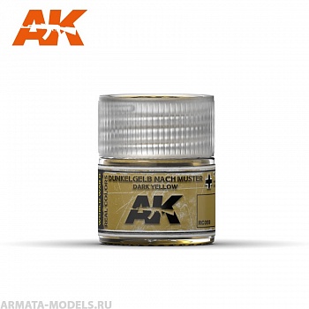 RC059 Краска Real Colors Dunkelgelb Nach Muster Dark Yellow 10ml